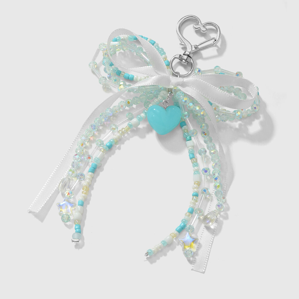 Sweet Beaded Bow Bag Charms Picture5