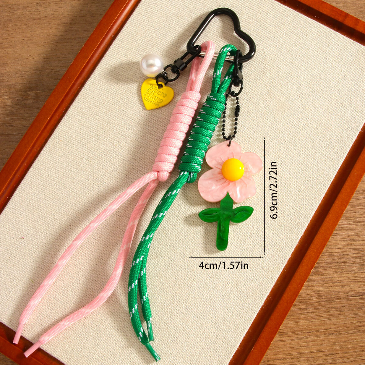 1 Piece Simple Series Sweet Flower Resin Women's Bag Charms Picture7