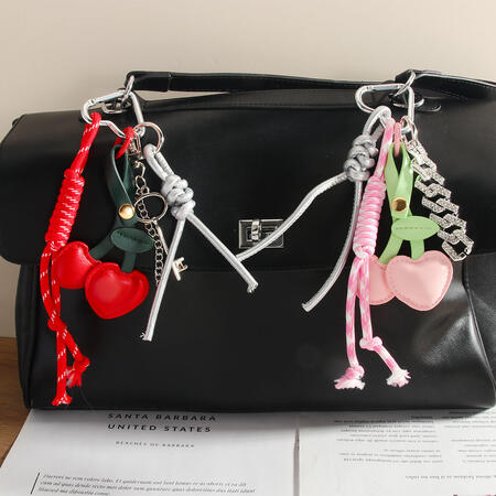 1 Piece Affordable Luxury Series Sweet Cherry PU Women's Bag Charms