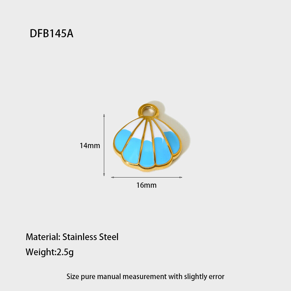 Starfish Stainless Steel Waterproof Gold Color Pendant Picture4