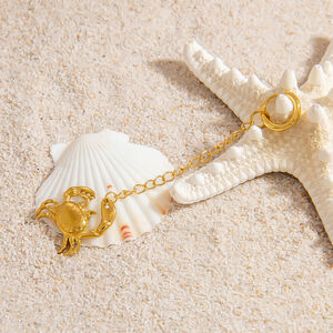 Oceanic Stainless Steel Waterproof Gold Color Bikini Pendant h5 Picture9