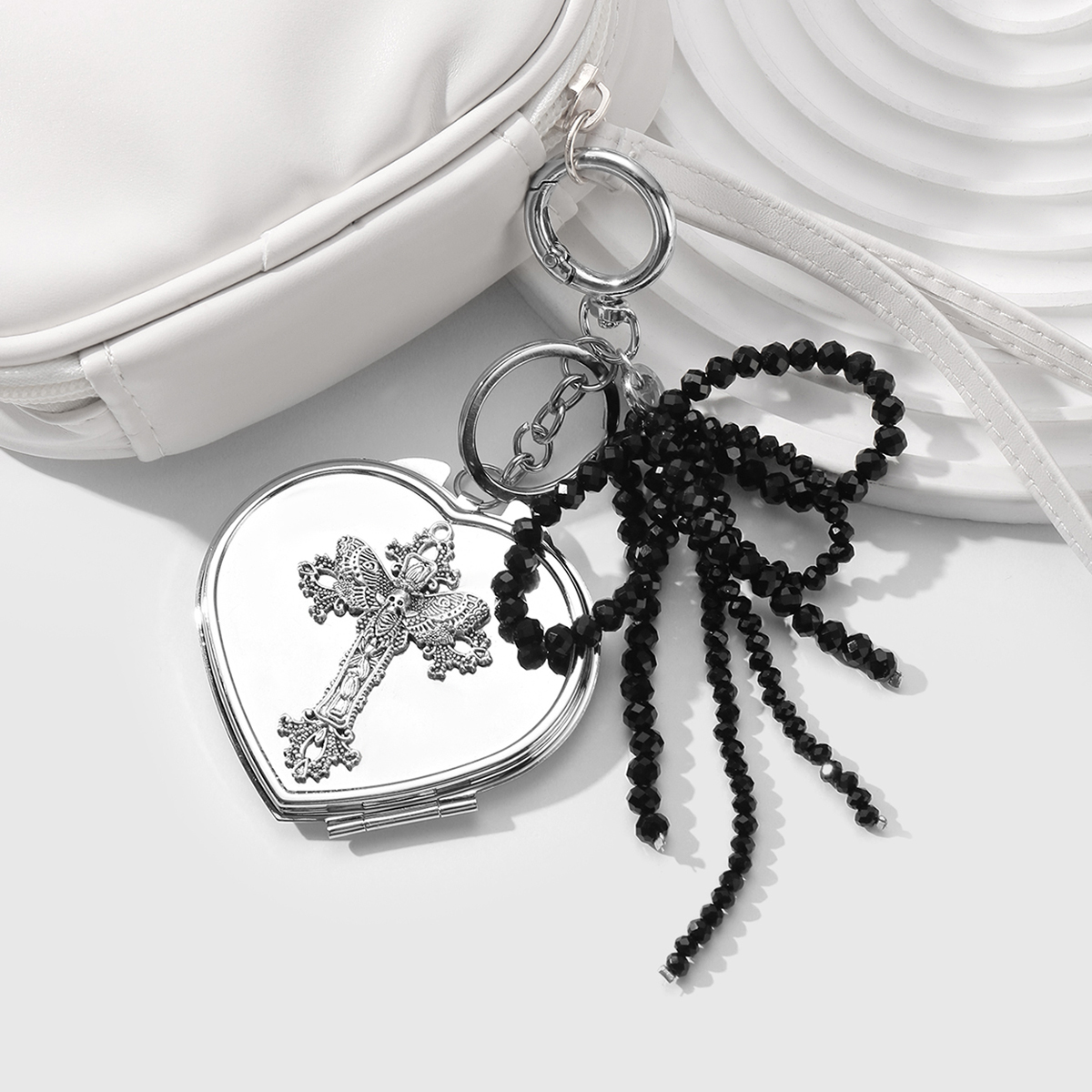 Retro Heart Bag Charms