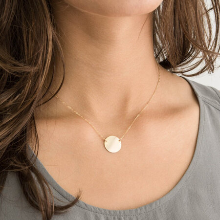 1 Piece Simple Series Simple Chain Stainless Steel Waterproof Gold Color Women's Necklace