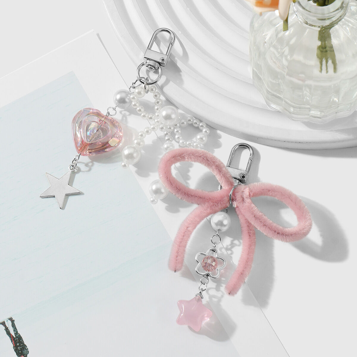 Sweet Bow Knot Bag Charms 2