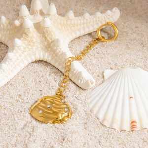 Oceanic Stainless Steel Waterproof Gold Color Bikini Pendant h5 Picture6