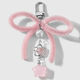 1 Pink Bow Keychain
