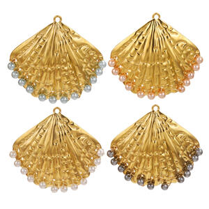 1 Piece Stylish Conch Shape Stainless Steel Waterproof Women's Pendants h5 Picture5