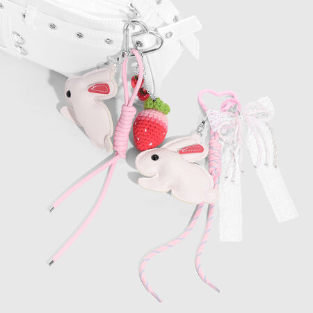 Cute Rabbit Bag Charms