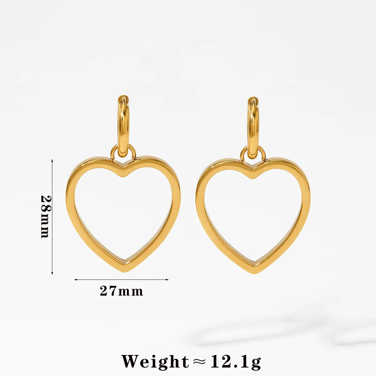 Gold Earrings D2887 Picture3