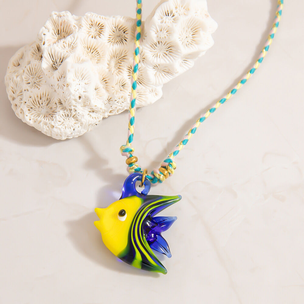 Tropical Fish Glass Women's Pendant Necklaces h5Picture6