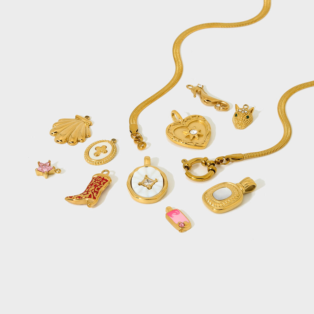Creative Gold Color Stainless Steel Waterproof DIY Pendant Picture2