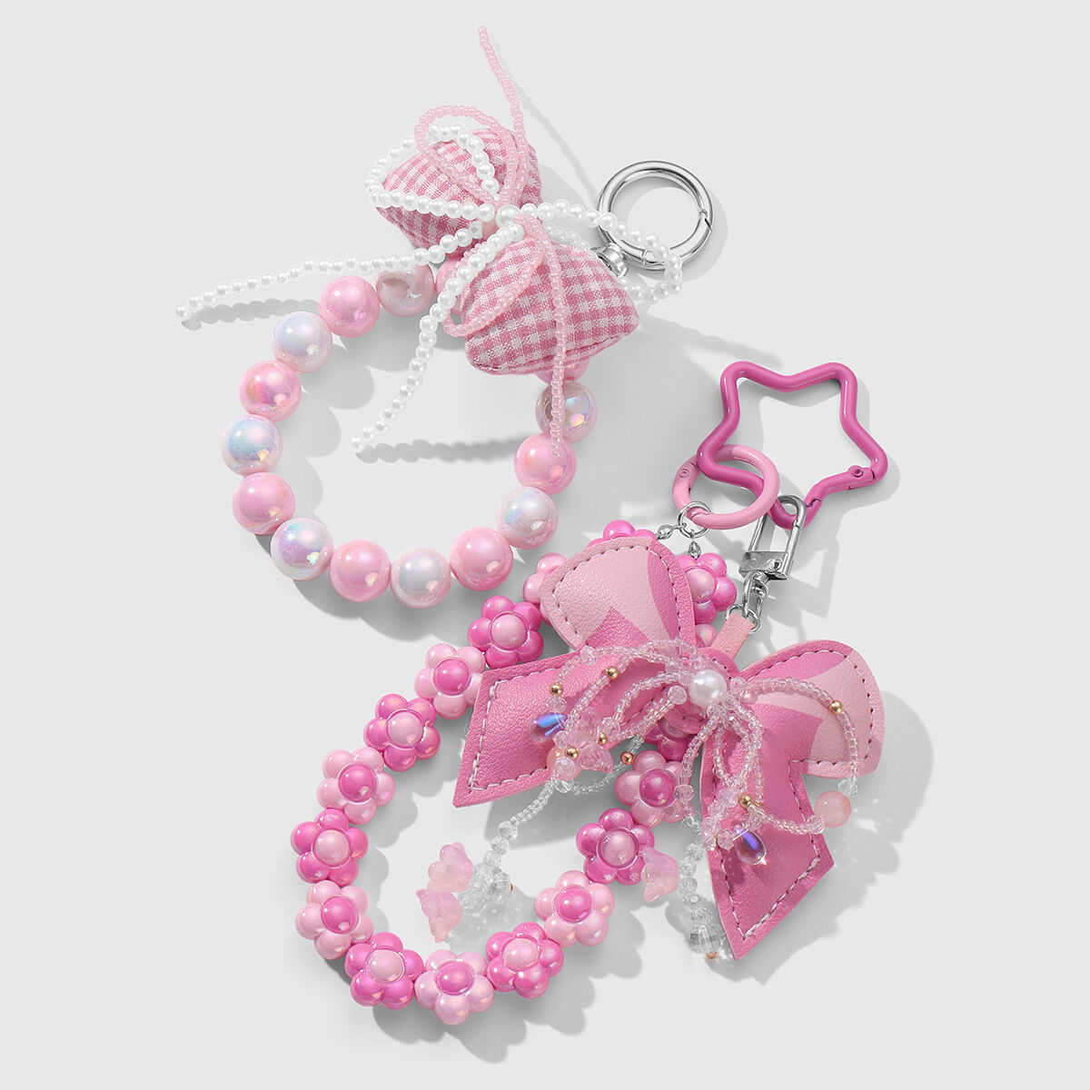 Sweet Beaded Bow Knot Bag Charms
