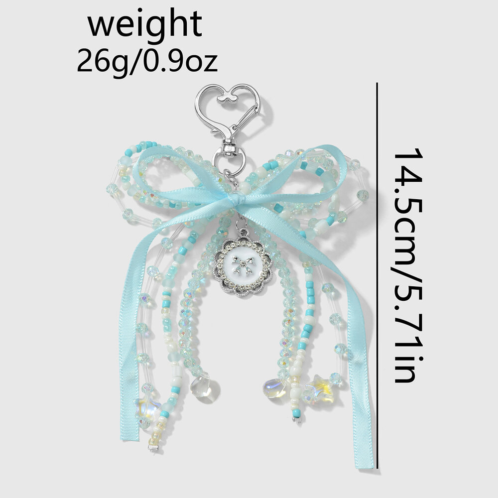 Sweet Beaded Bow Bag Charms Picture11