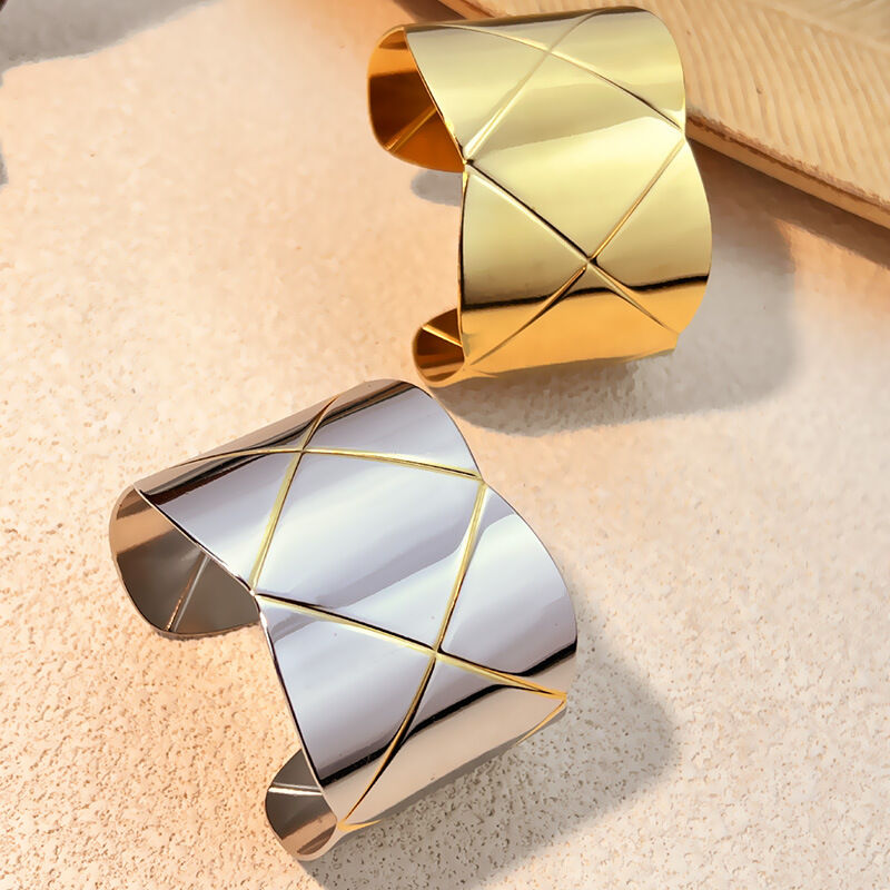 Braccialetti impermeabili in acciaio inossidabile a quadri di colori misti Immagine2