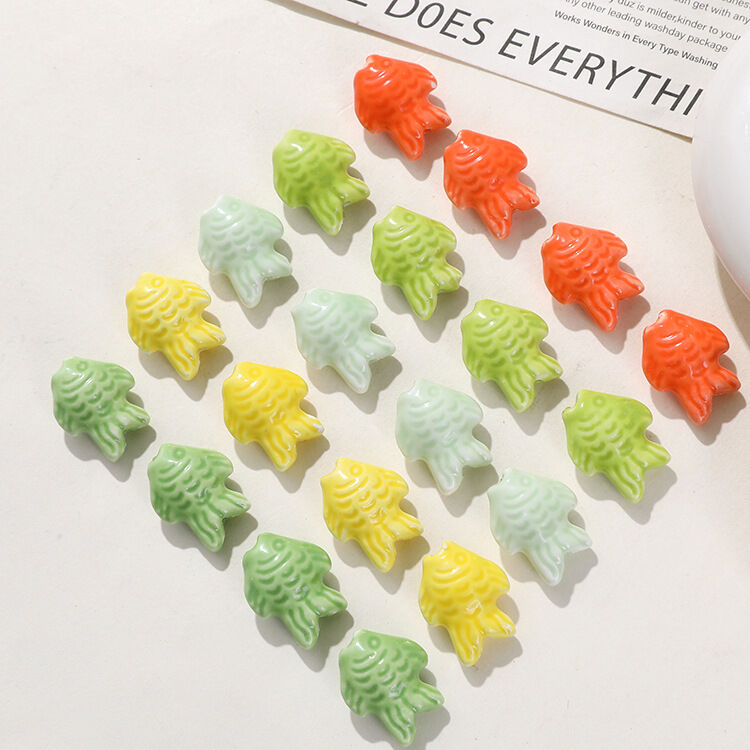 VIvid Fish Colorful Ceramics DIY Jewelry Beads 2