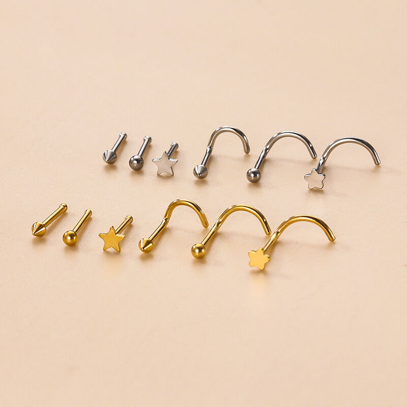 1 Piece Exquisite Star Shape Women's Nose Stud 2