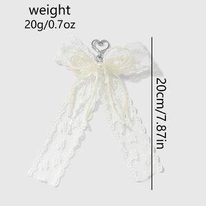 Lace Bow Knot Bag Charms h5 Picture10