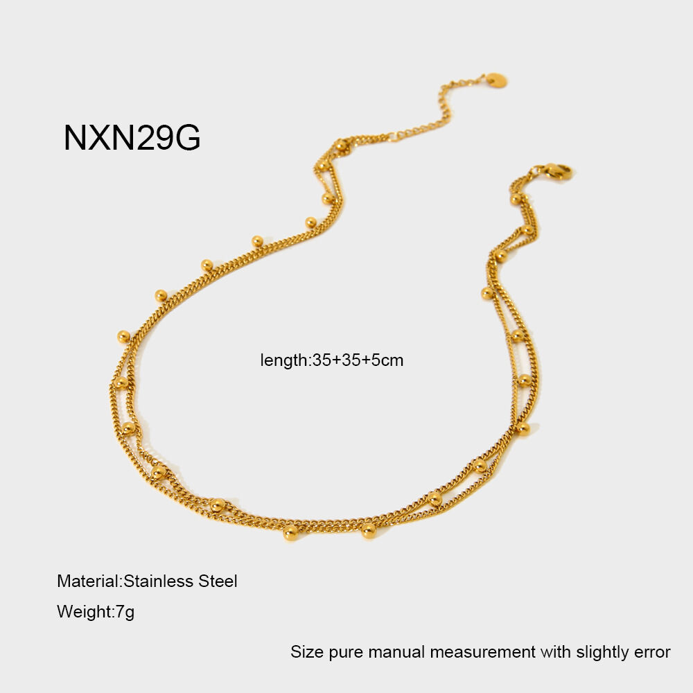 Simple and Stylish DIY Gold - colored Stainless Steel Waterproof Cha h5 