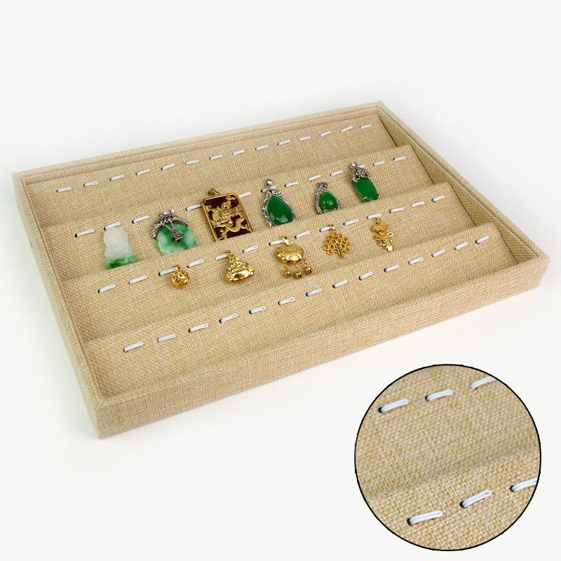 1 boîte à bijoux en lin 2