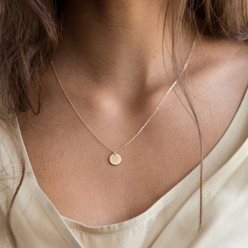 Light Luxury Multi - layer Chain Gold - colored Stainless Steel Waterproof Women's Necklaces h5Picture4