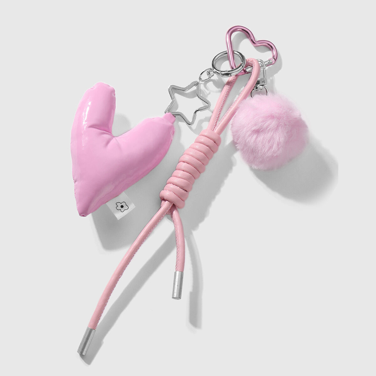 1 stuk Eenvoudige serie Sweet Heart Alloy Geen platingmateriaal Dames tasbedels Afbeelding7