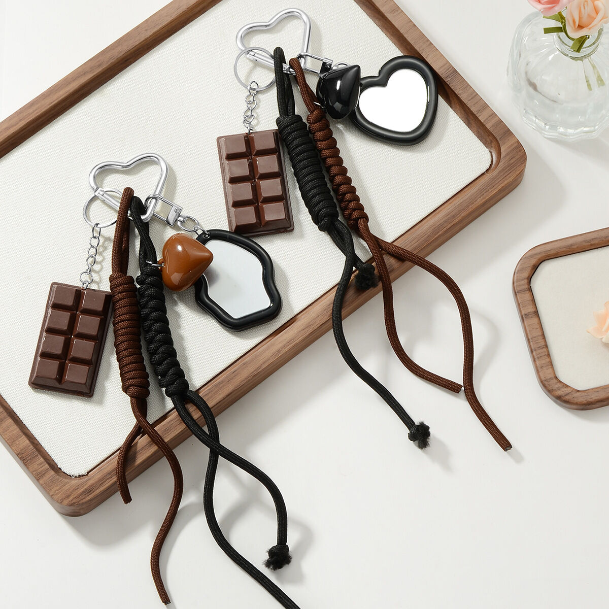 Daily Heart & Chocolate Bag Charms