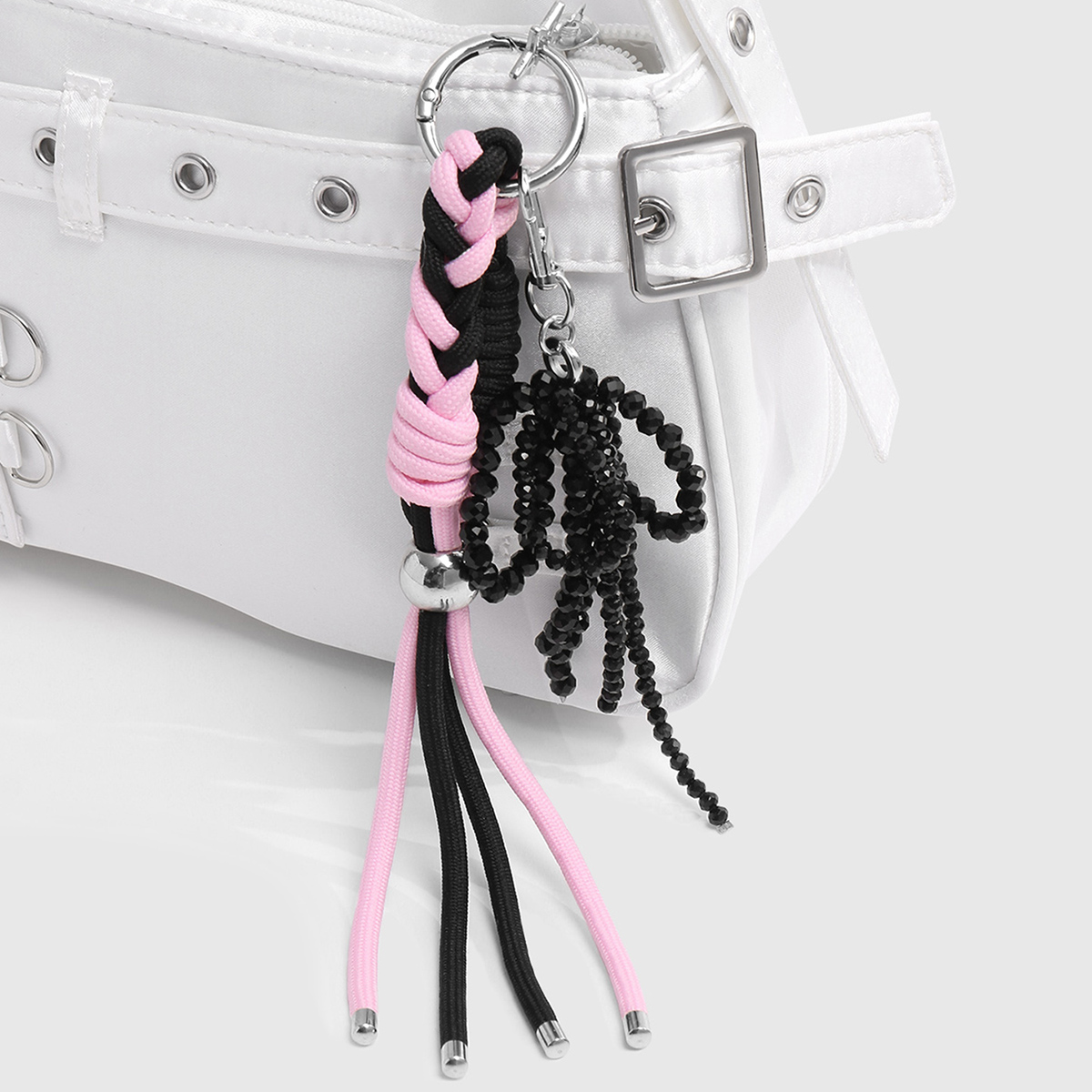 Breloques de sac pour femme en forme de nœud papillon perlé h5 Image3