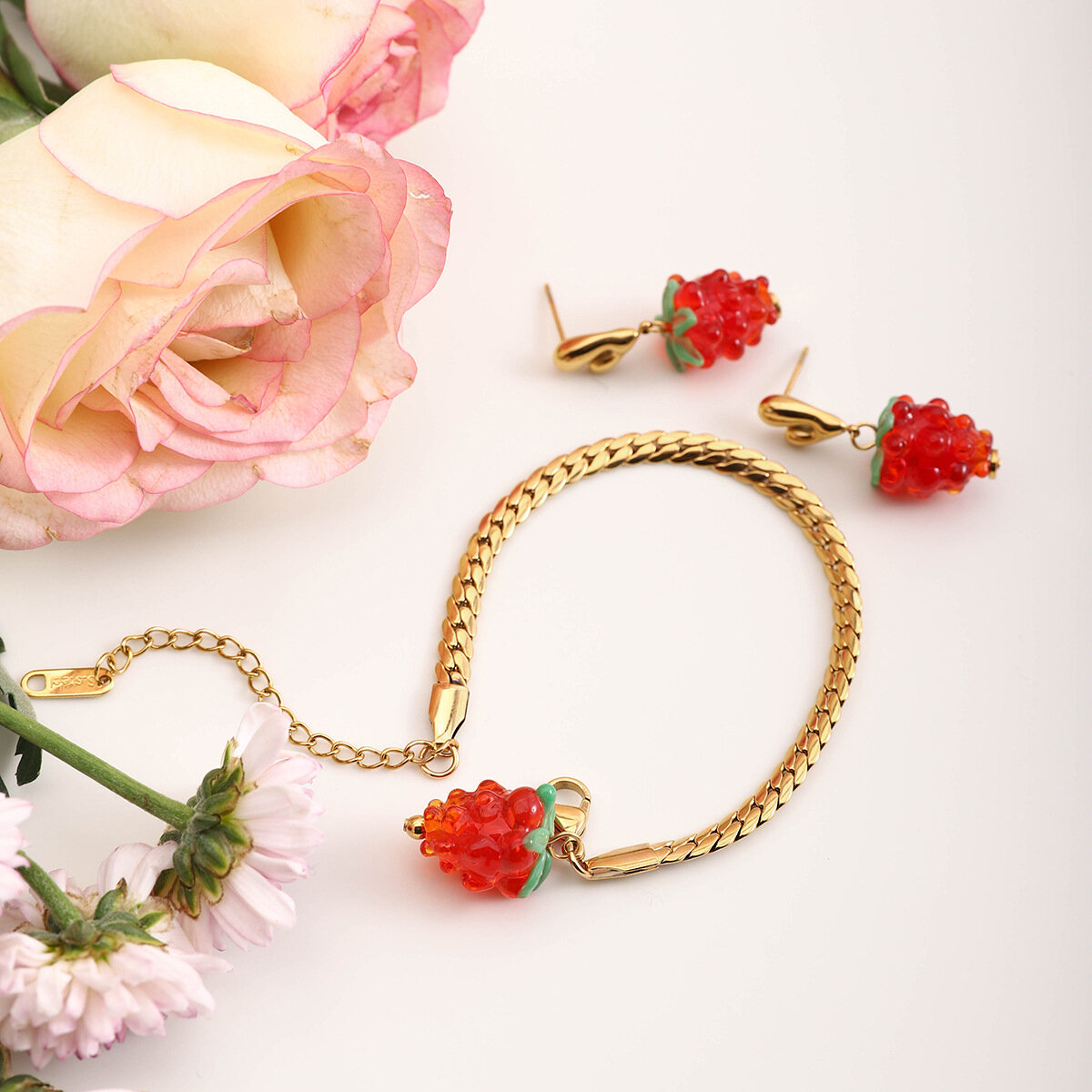 Sweet Berry Drop Earrings 2