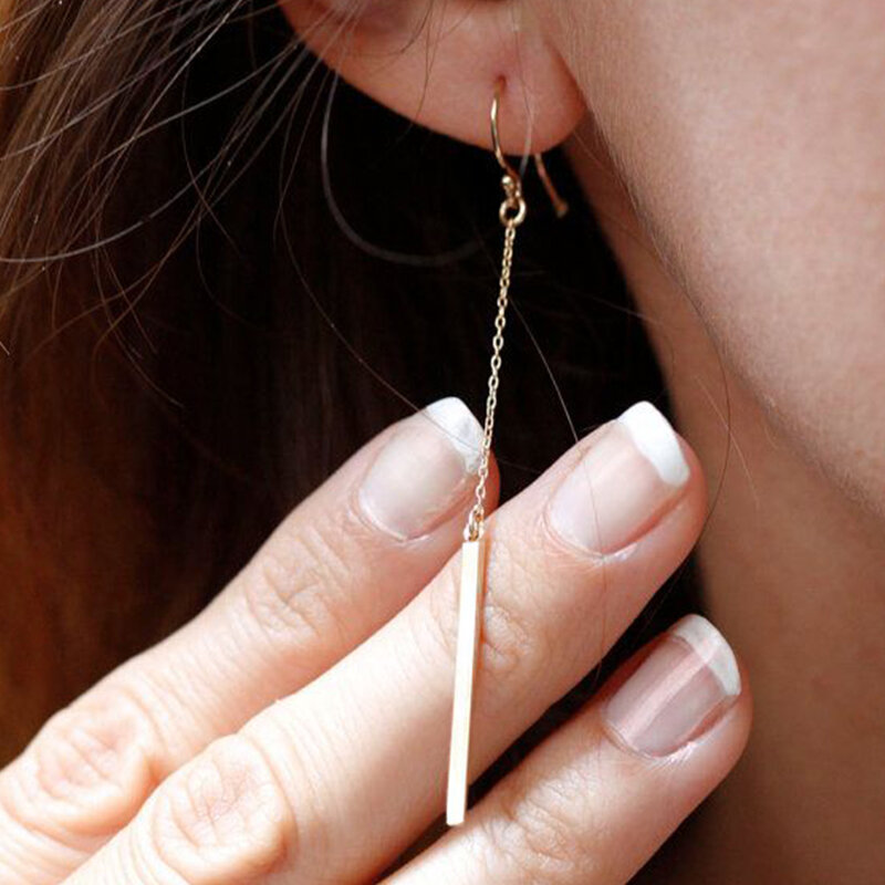 Simple Long - chain Women's Earrings