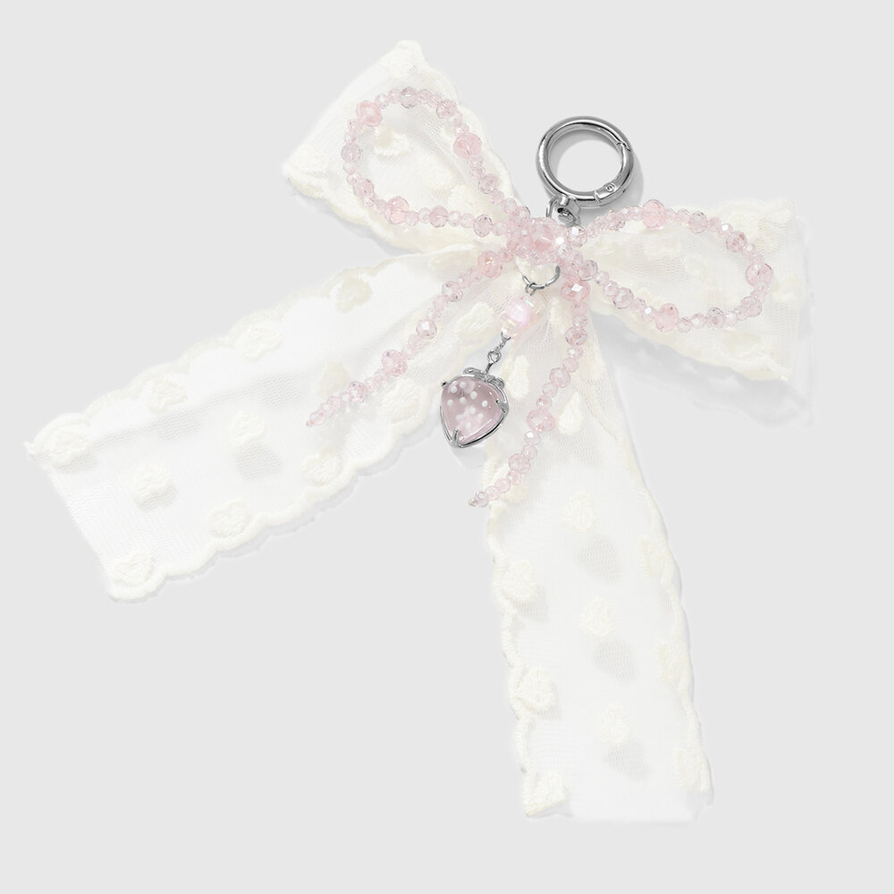 Lace Bow Knot Bag Charms Picture3