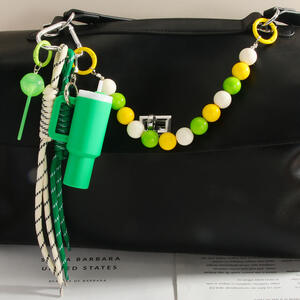 1 Piece Simple Series Sweet Beads Water Cup Women's Bag Charms h5 Picture3