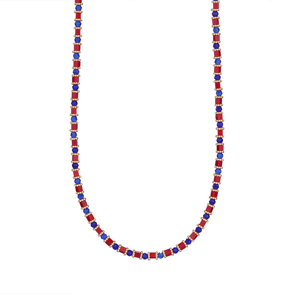 Colliers pendentifs pour femmes en acier inoxydable, pierre naturelle irrégulière et étanche, couleur or 