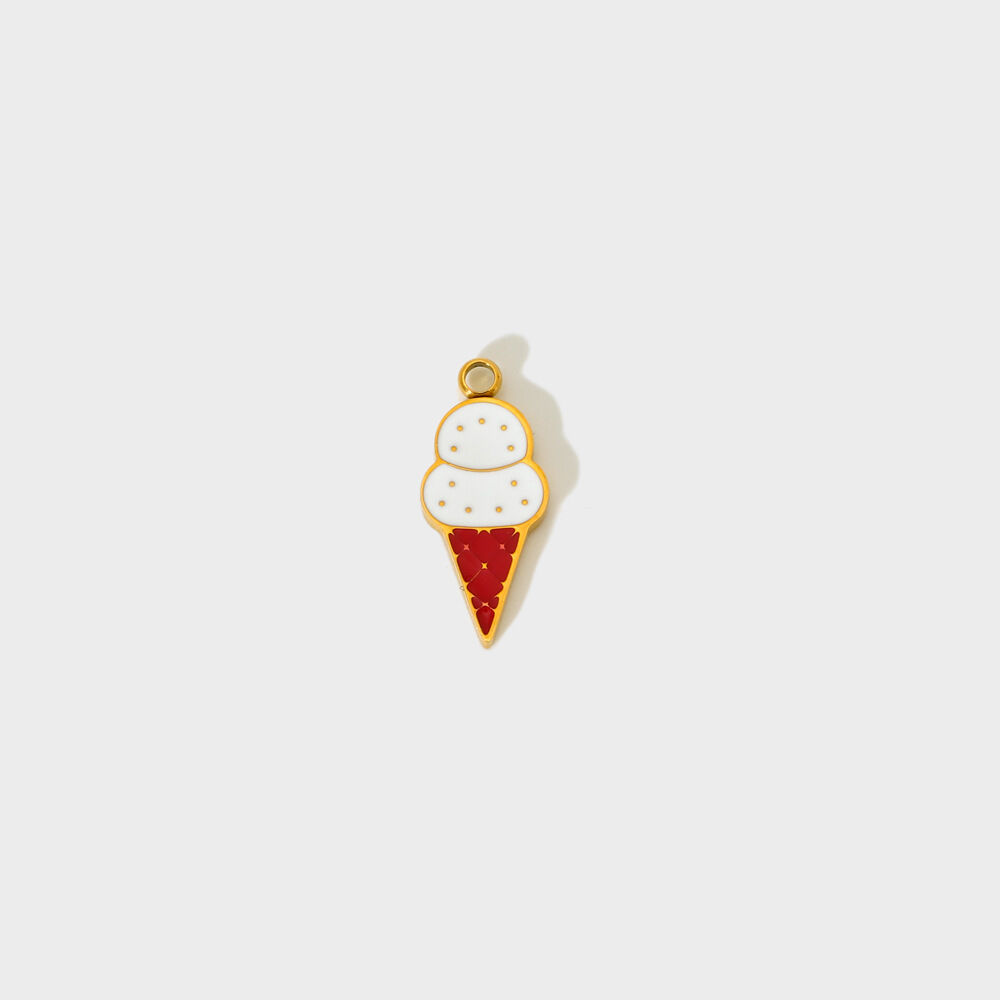 Cute Ice Cream DIY Stainless Steel Waterproof Pendant Picture4