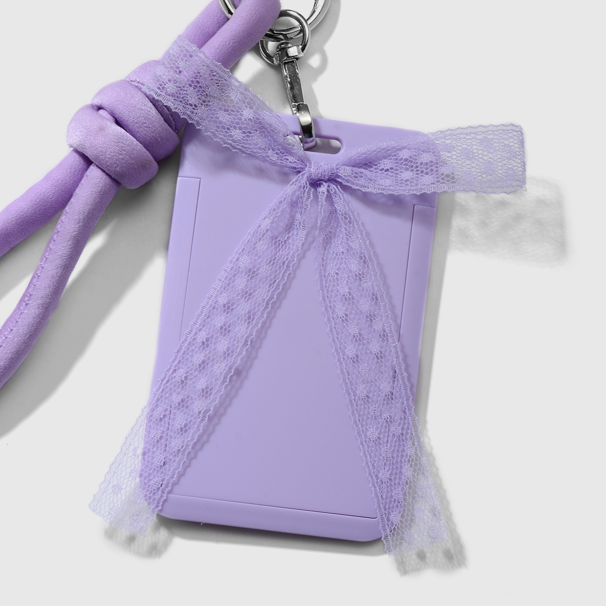 Täglicher Taschenanhänger mit Schleife und Kartenetui Bild6