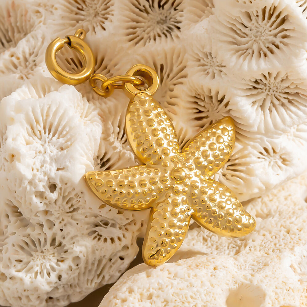 Oceanic Stainless Steel Waterproof Gold Color Bikini Pendant Picture4