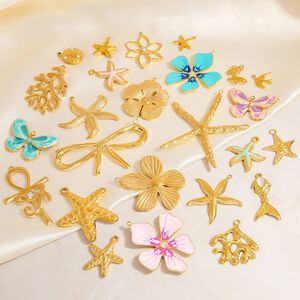 style oceanic stainless steel gold color pendants h5 Picture2