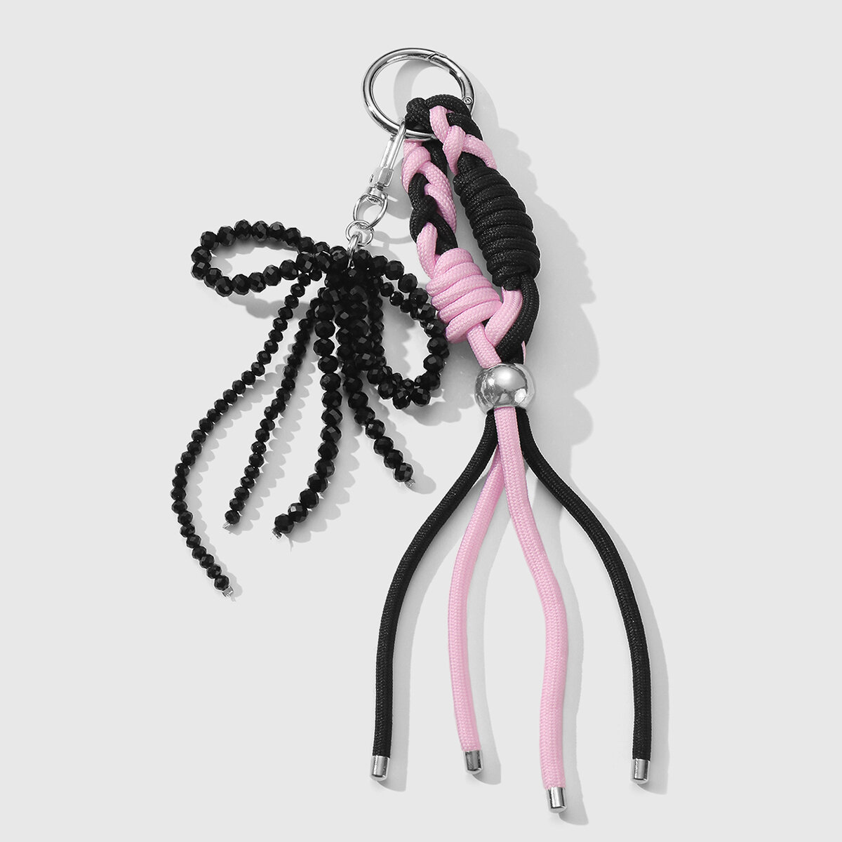 Breloques de sac pour femme en forme de nœud papillon perlé h5