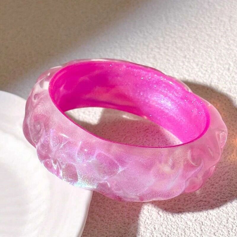 Simple Geometric Pink Bracelet for Women h5 Picture5