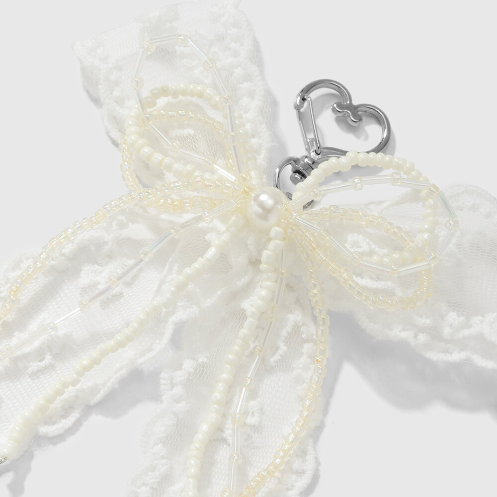 Lace Bow Knot Bag Charms Picture9