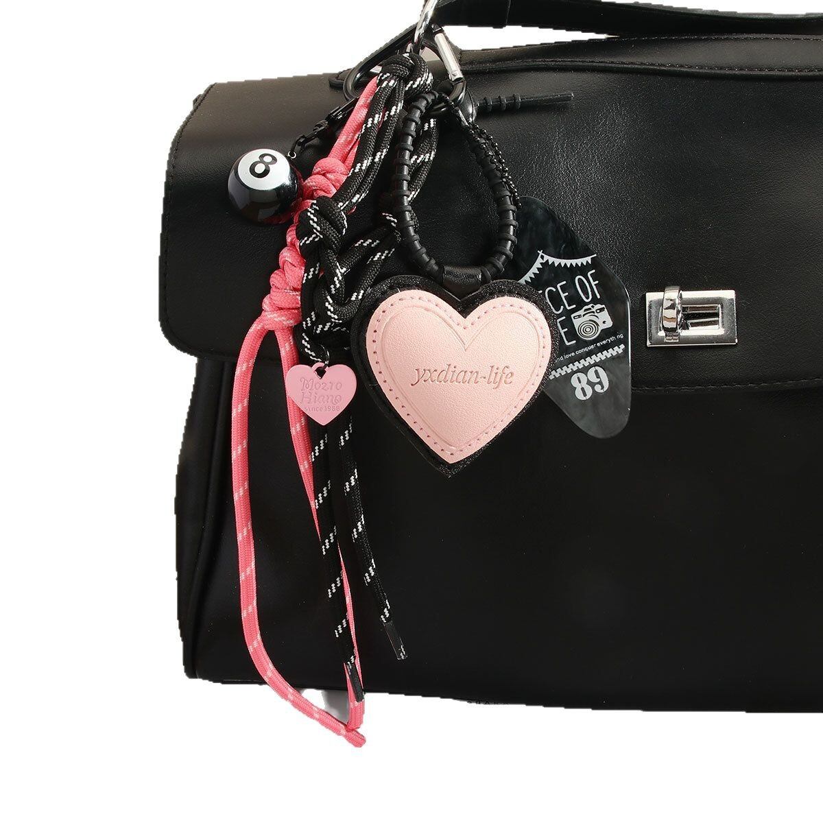 1 stuk Simple Series Dagelijkse Hart PU Dames Tas Charms h5 Afbeelding5