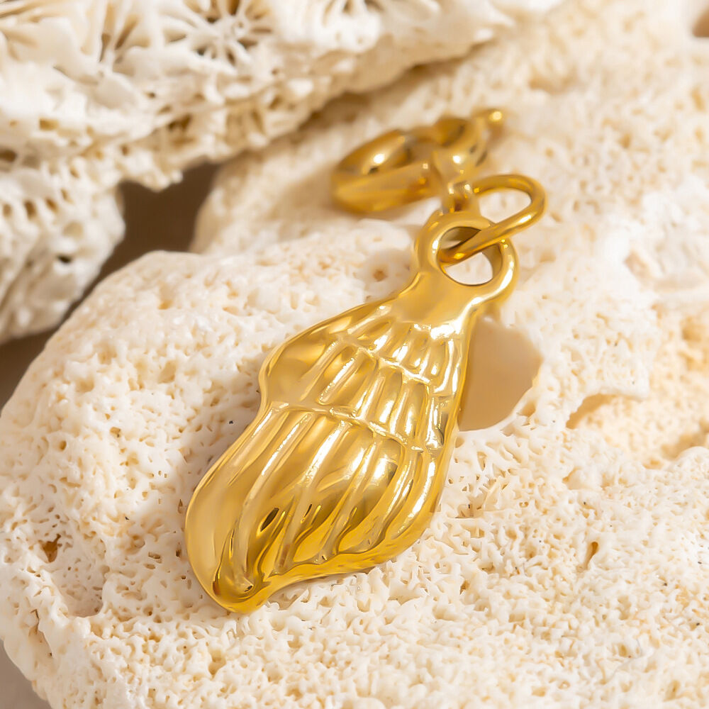 Oceanic Stainless Steel Waterproof Gold Color Bikini Pendant Picture5