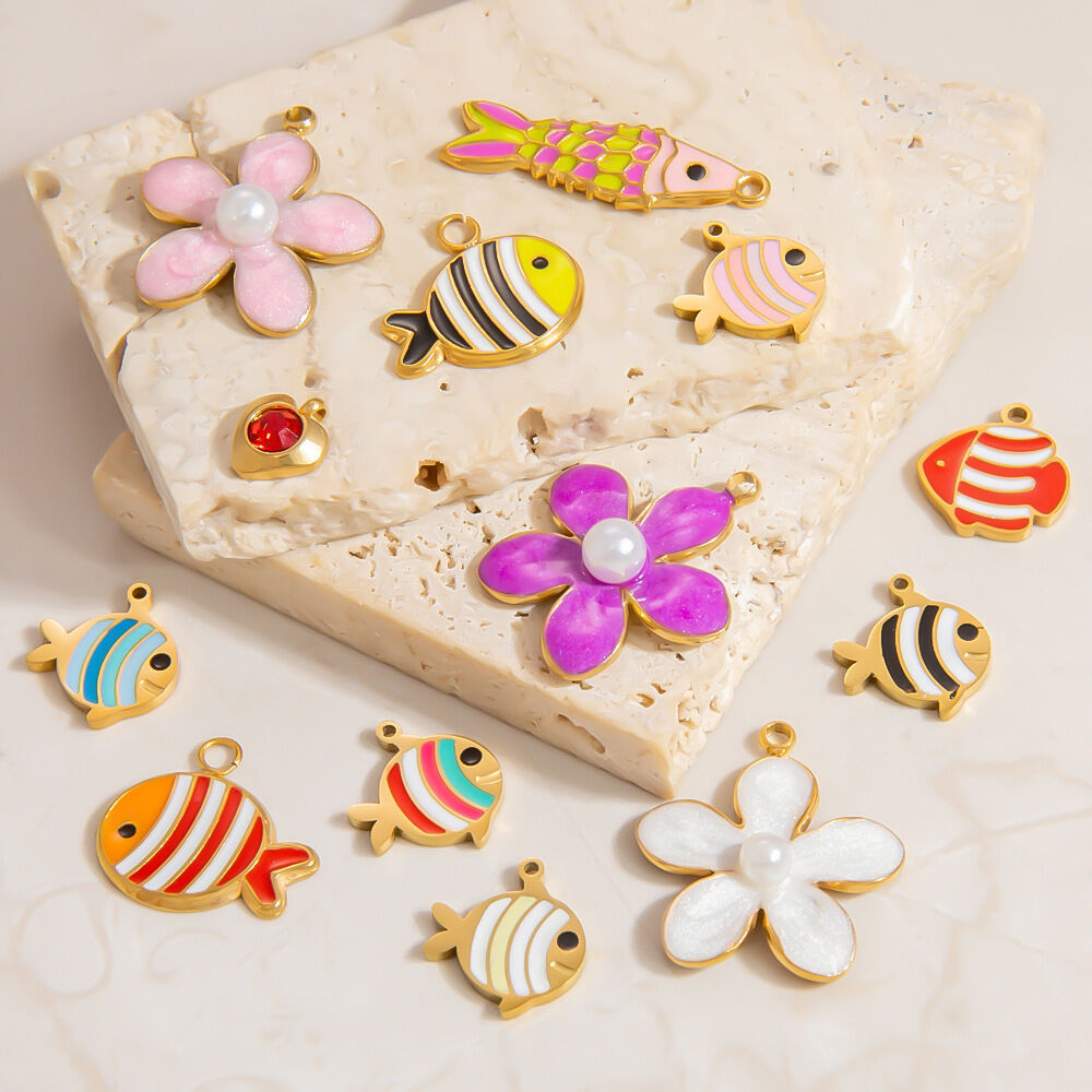 Cute Fish & Flower DIY Pendants