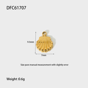 1 Piece Creative DIY Necklace Accessories Stainless Steel Waterproof Ladies Pendant h5 Picture3