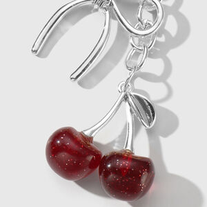 Sweet Bow Knot Cherry Bag Charms h5 Picture4