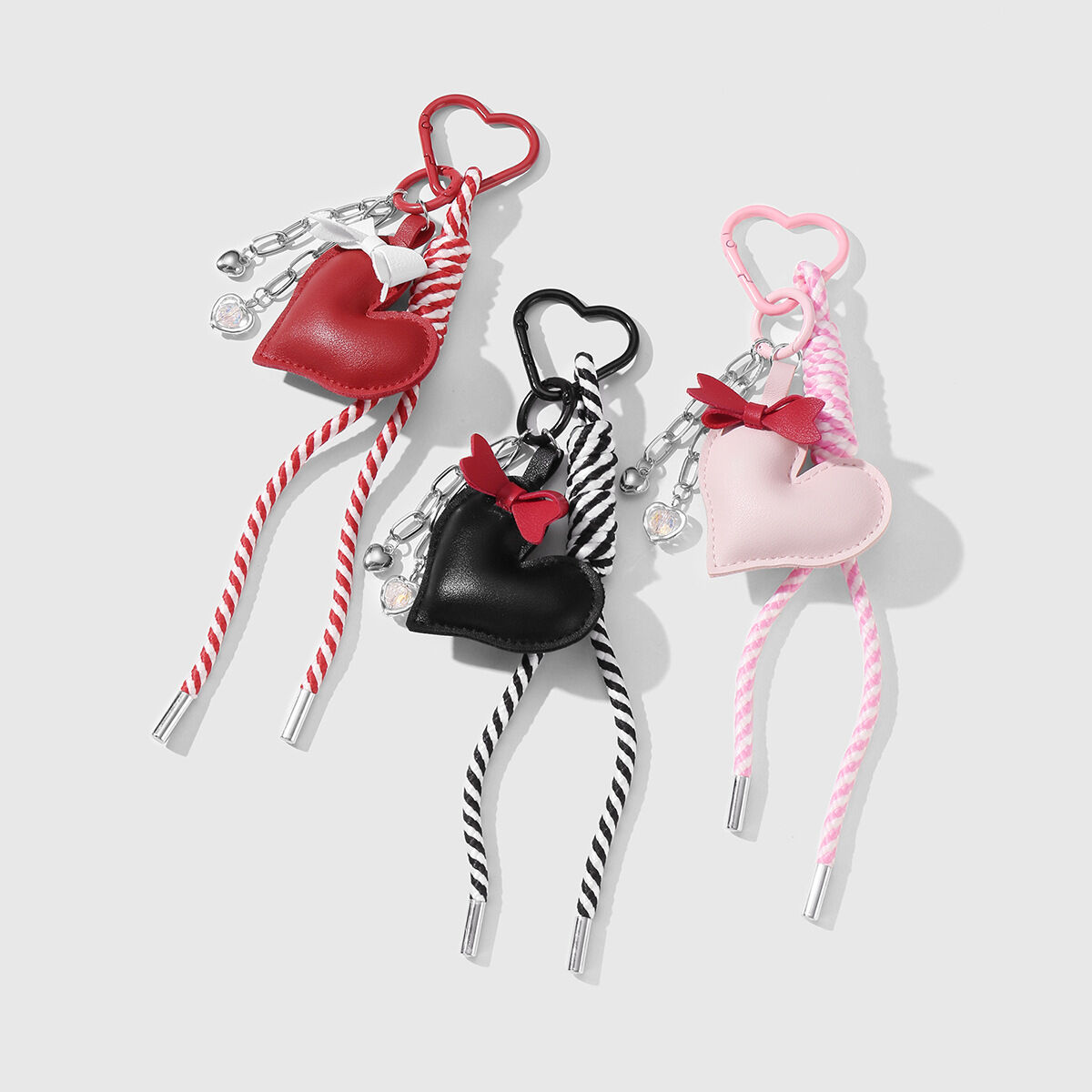 Classic Heart  Bag Charms