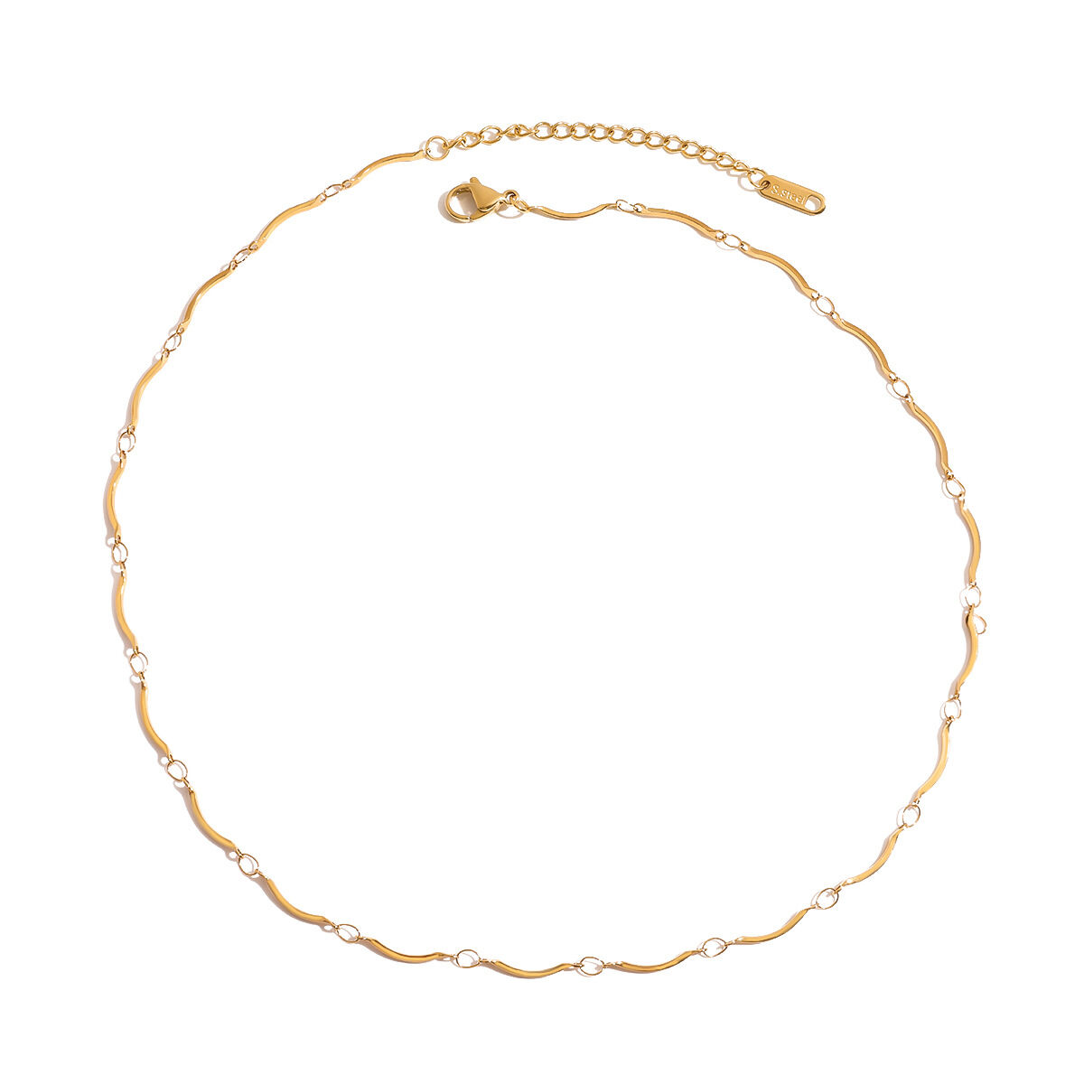 1 Piece Chain Stainless Steel Waterproof Gold Color  Women's DIY Chain Necklaces Picture5