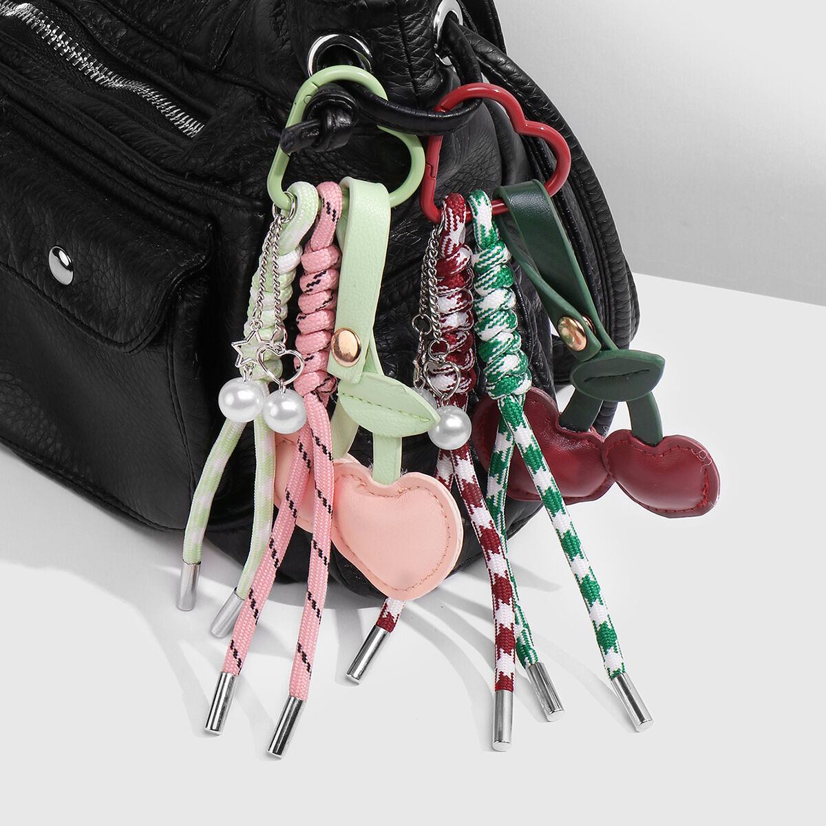 Classic Cherry Bag Charms 2
