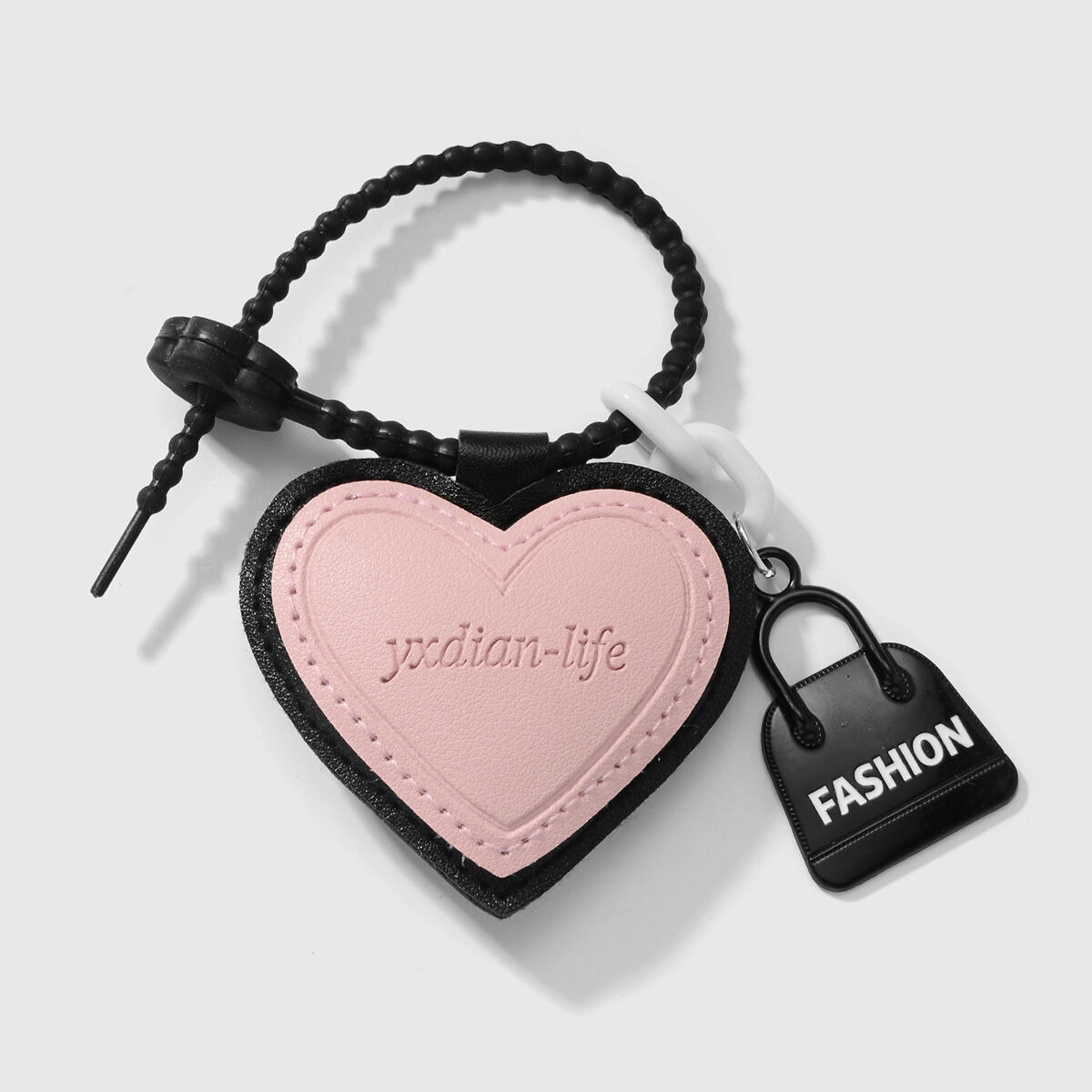 1 Black Heart Keychain Picture3