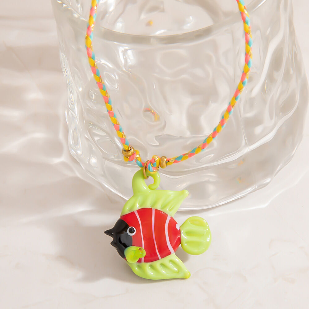 Tropical Fish Glass Women's Pendant Necklaces h5Picture7