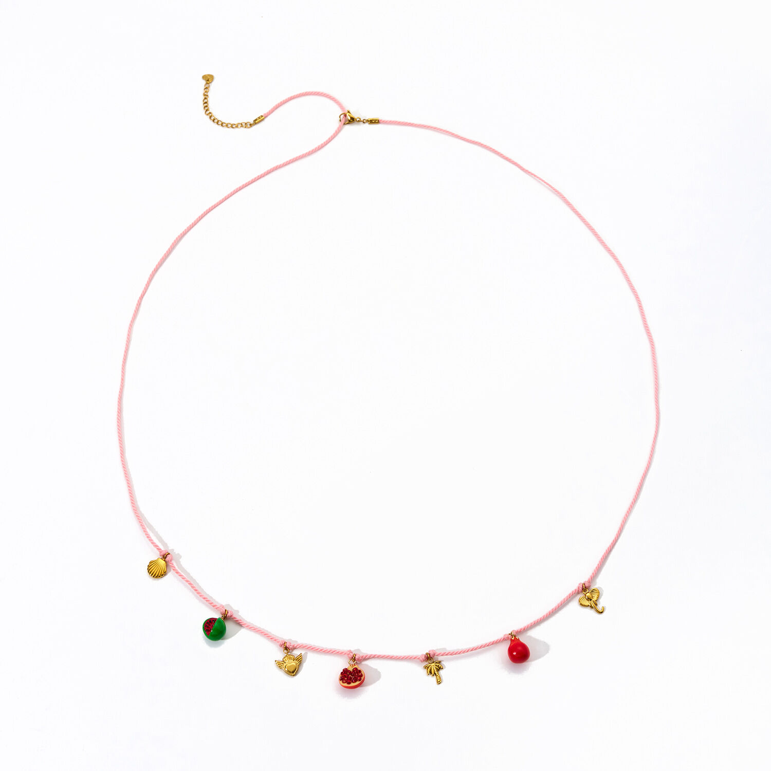  style conch cotton rope stainless steel gold color women's waist cha 